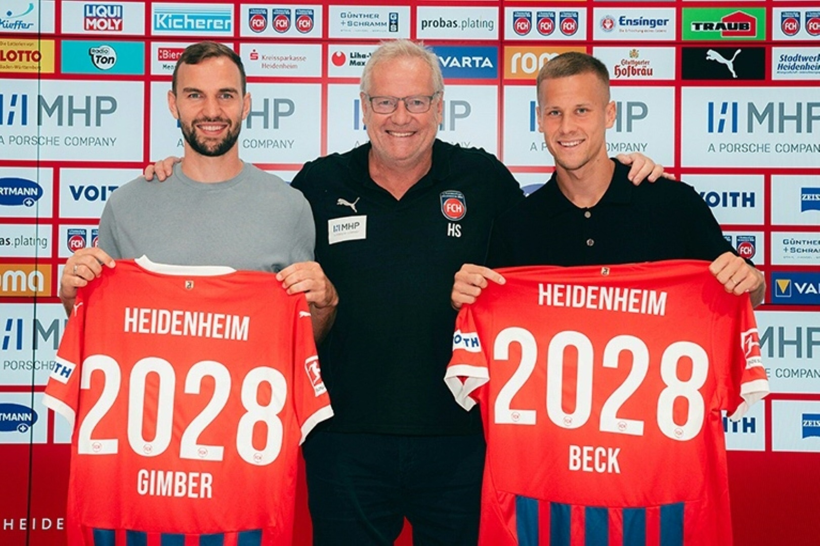 Heidenheim bindet Gimber und Beck bis 2028