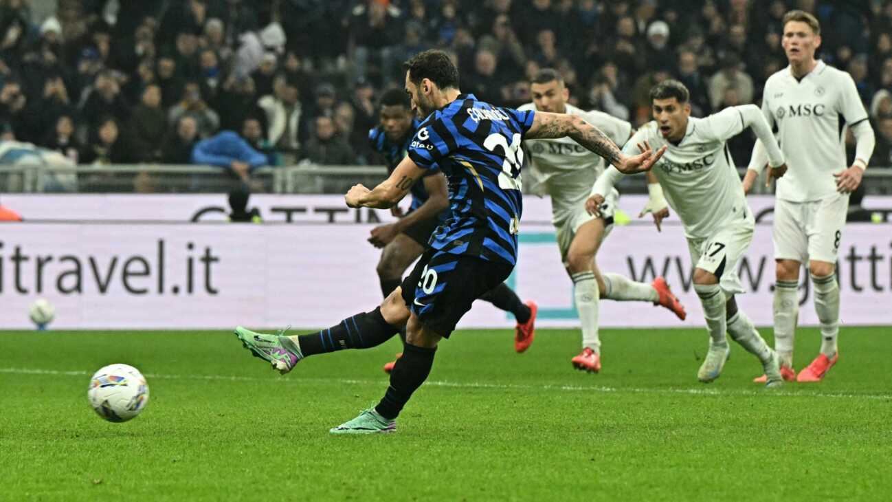 Calhanoglus Fahrkarte: Napoli punktet bei Inter