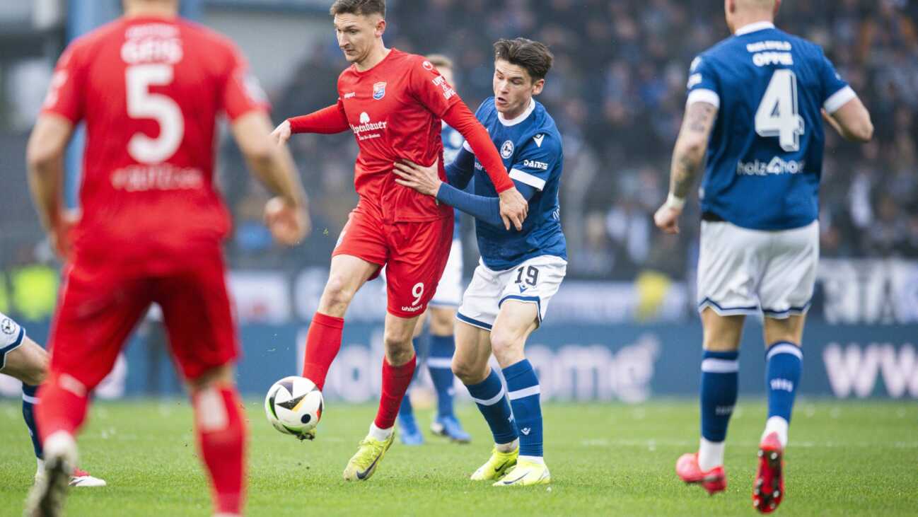 3. Liga: Bielefeld rettet Remis - Aue und Ingolstadt furios