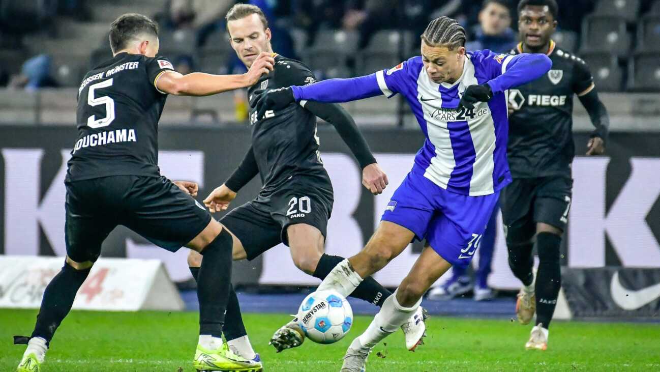 Nächster Rückschlag: Hertha verliert gegen Münster