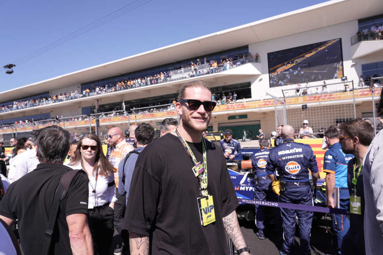 FORMULA 1 PIRELLI UNITED STATES GRAND PRIX 2024 20.10.2024, Circuit of The Americas, Austin, FORMULA 1 PIRELLI UNITED STATES GRAND PRIX 2024 ,im Bild Torwart Loris Karius in der Startaufstellung *** FORMULA 1 PIRELLI UNITED STATES GRAND PRIX 2024 20 10 2024, Circuit of The Americas, Austin, FORMULA 1 PIRELLI UNITED STATES GRAND PRIX 2024 ,pictured is goalkeeper Loris Karius on the grid nordphotoxGmbHx xBratic nph00250