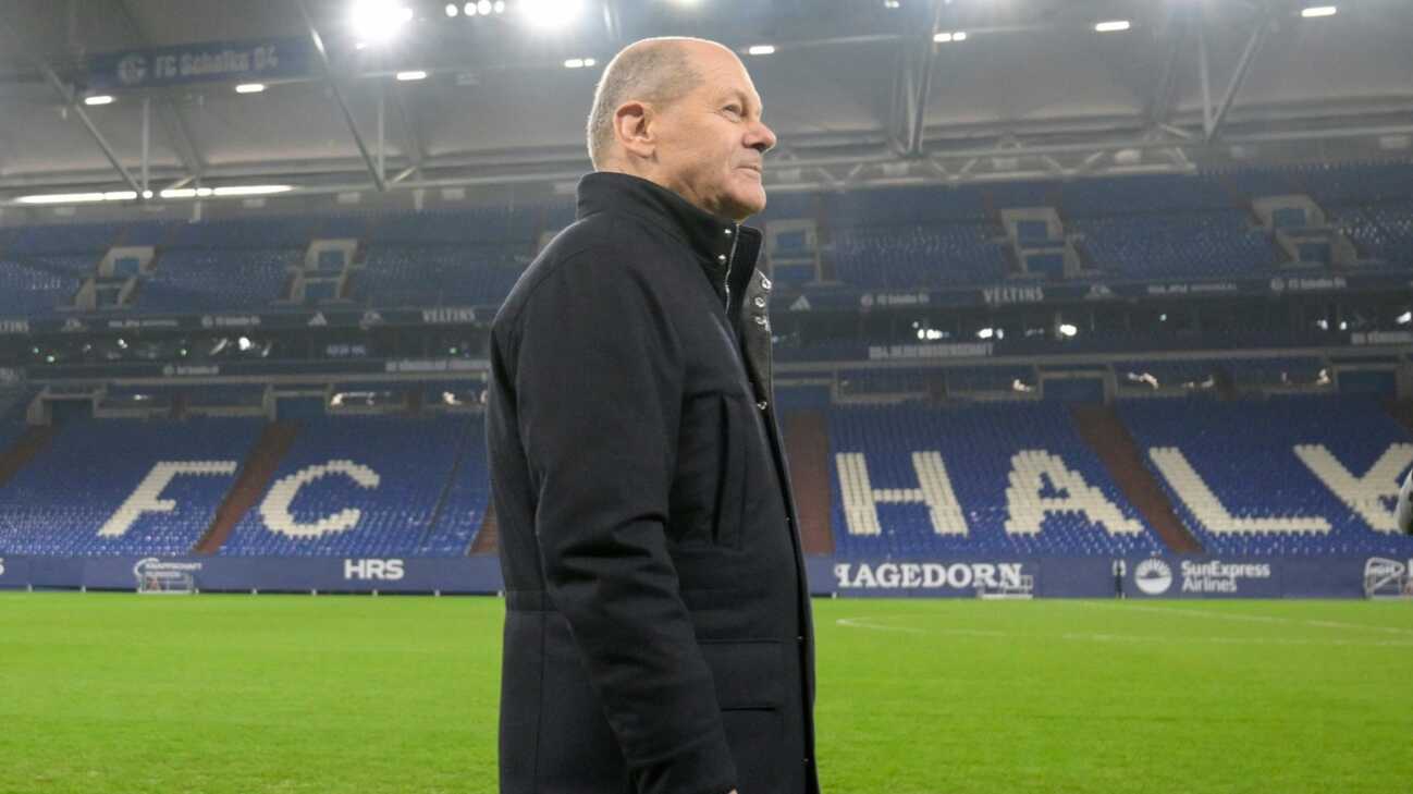 Kanzler Scholz auf Schalke: "Große Bereicherung"