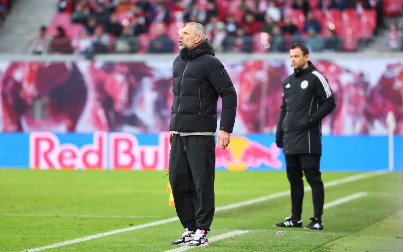 RB Leipzig - Mainz Bundesliga Leipzig, 01.03.2025, Red Bull Arena, Fußball Bundesliga, Spieltag 24 , RB LEIPZIG vs. 1. FSV MAINZ 05 , Im Bild: Trainer Marco Rose (RB Leipzig) , *** RB Leipzig Mainz Bundesliga Leipzig, 01 03 2025, Red Bull Arena, Soccer Bundesliga, Matchday 24 , RB LEIPZIG vs 1 FSV MAINZ 05 , In the picture Coach Marco Rose RB Leipzig , Picture Point